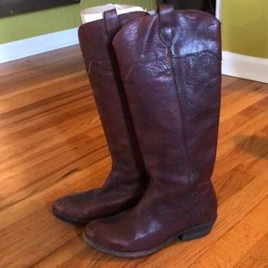 Frye Leather Carson Riding Boots 6
